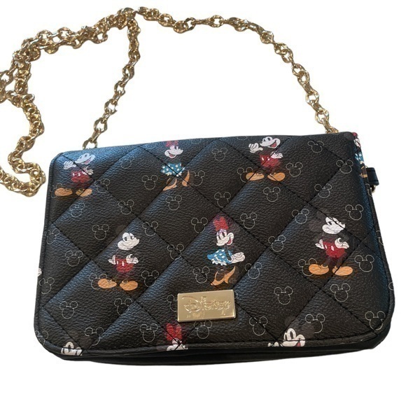 Primark Handbags - Mickey and Minnie black Crossbody/ clutch chain bag